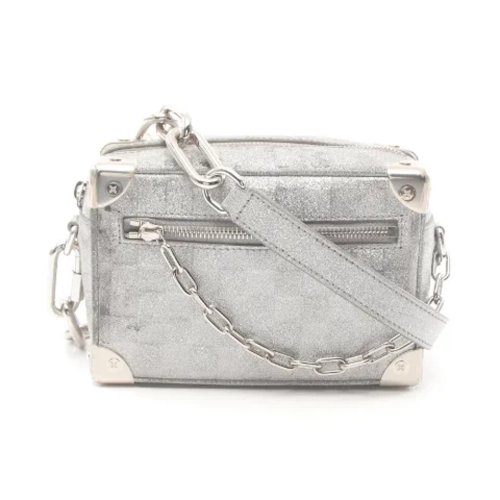 Louis Vuitton Vintage Pre-owned Leather shoulder-bags Gray Dames