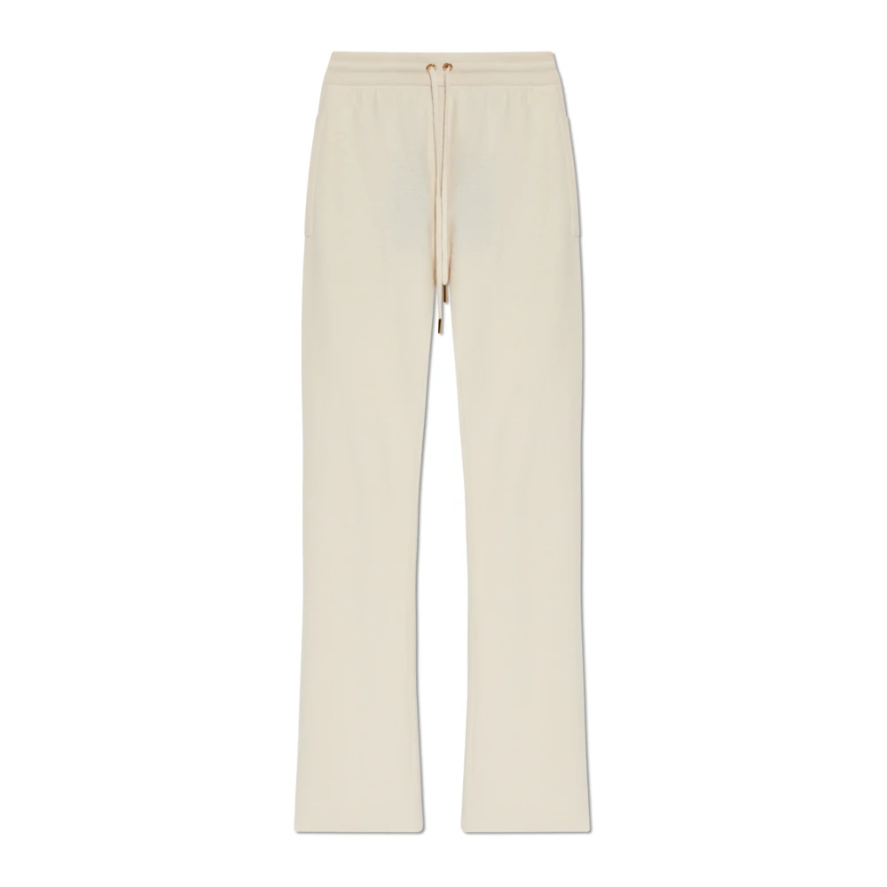 Versace Wollen broek Beige Dames