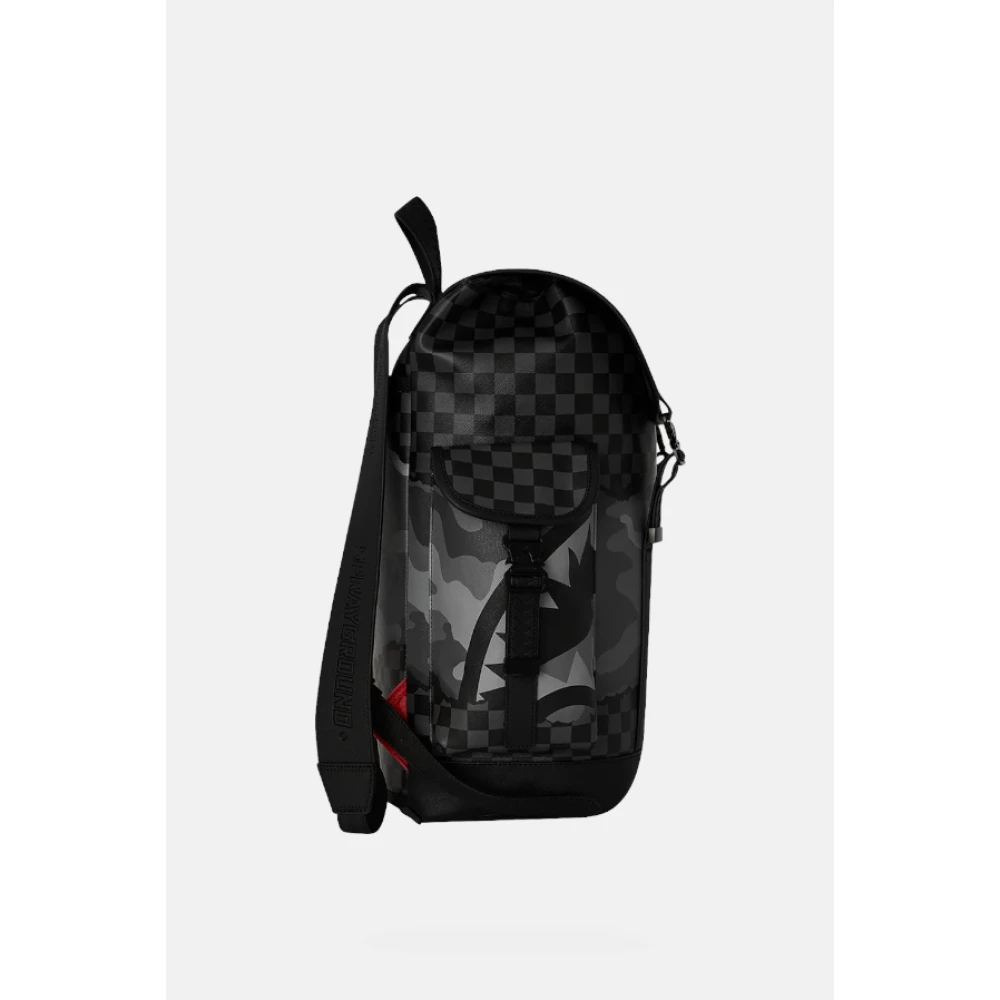 Sprayground Montecarlo Split Up Camo Tear Rugzak Black Heren
