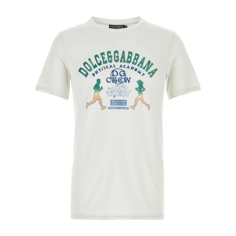 Dolce & Gabbana Hombre Blanco Camisetas, Talla: L