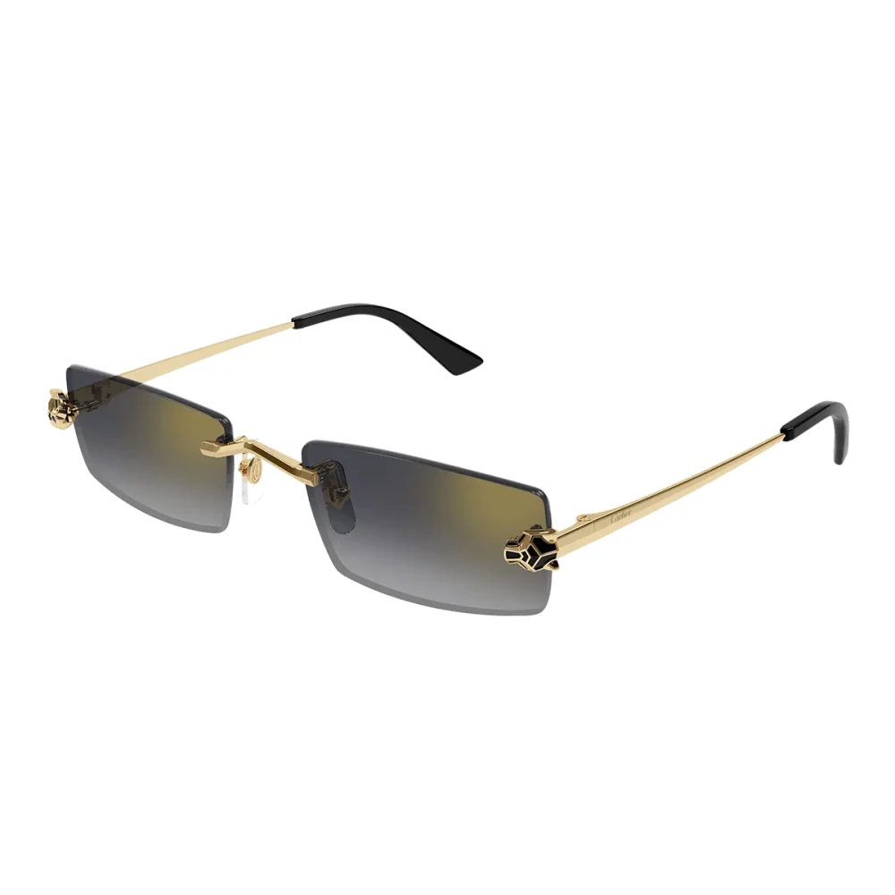 Cartier Unisex Yellow Sunglasses, 55 Mm, Panthère Sunglasses