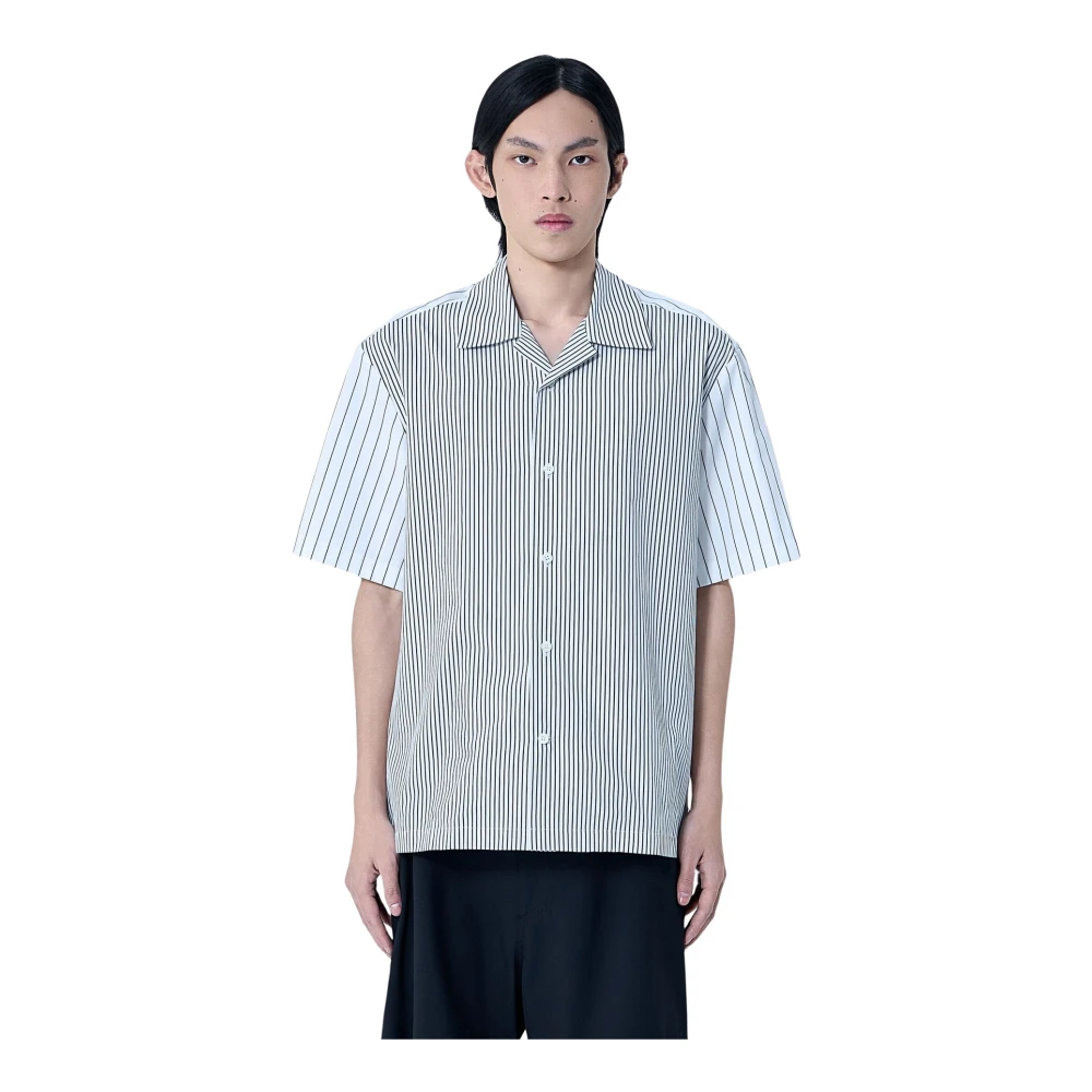 Jil Sander Men's White Boxy Fit Short Sleeve Shirt - Short Sleeve Shirts - Xl - Shirts
