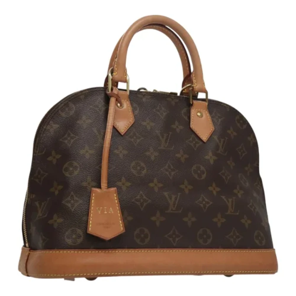 Louis Vuitton Vintage Pre-owned Canvas handbags Brown Dames