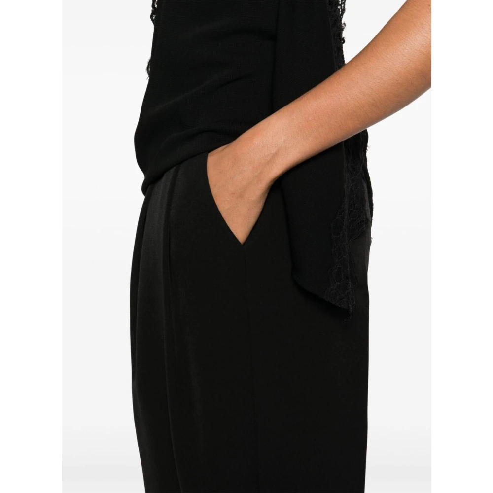 Ermanno Scervino Zwarte broek voor mannen Black Dames
