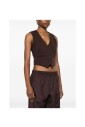 brown-wool-v-neck-sleeveless-coat