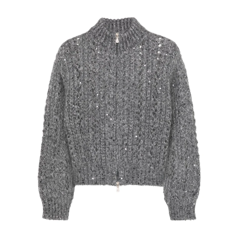 Eleventy Stijlvolle Sweaters Collectie Gray Dames