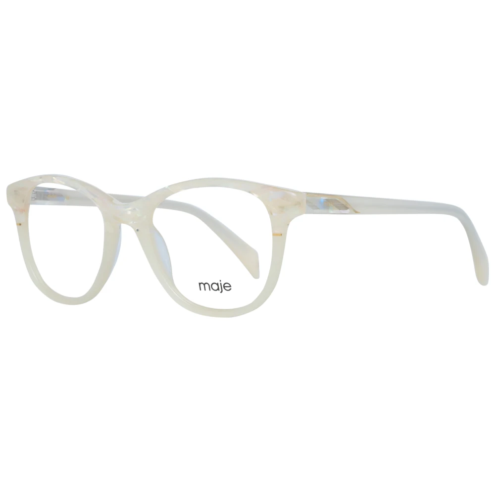 Maje Pearl Dames Ronde Optische Monturen White Dames