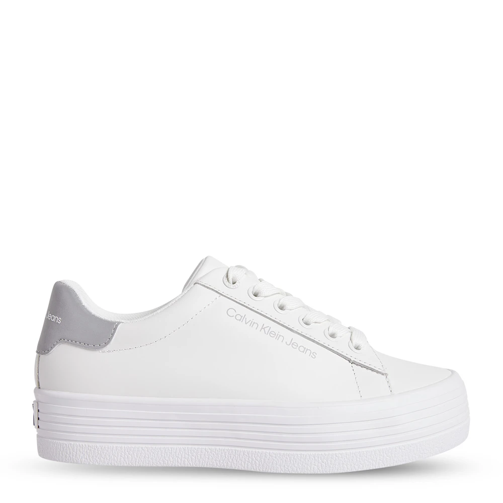 Calvin Klein Flatform Veterschoenen White Dames