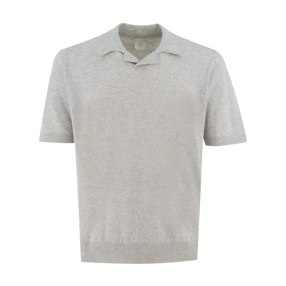Eleventy Men's Gray V-Neck Jersey - V-Neck Knitwear - M - Knitwear