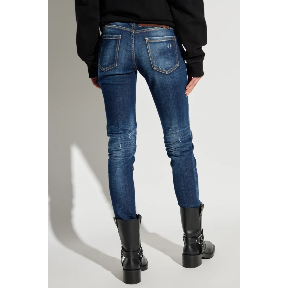 Dsquared2 Jeans Medium Waist Jennifer Blue Dames