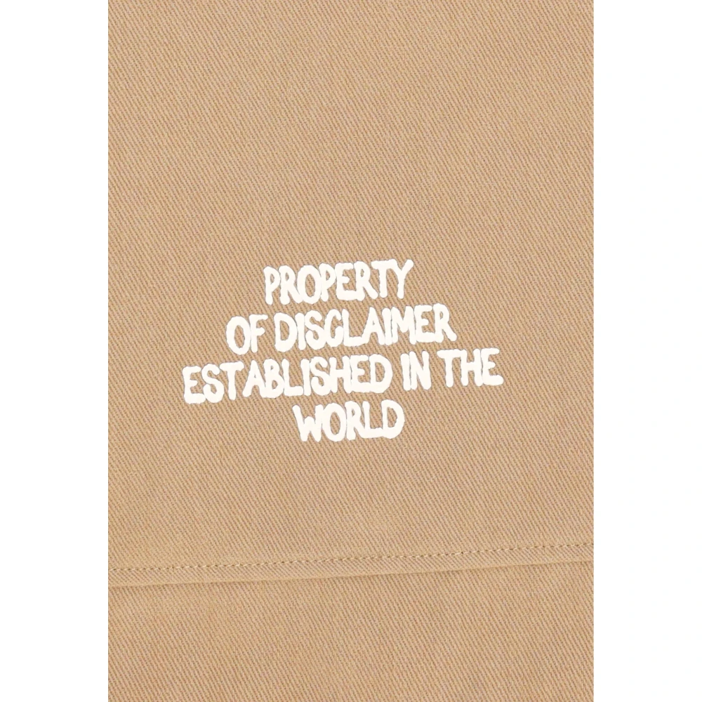 Disclaimer Kameel Hooded Katoenen Jas Brown Heren