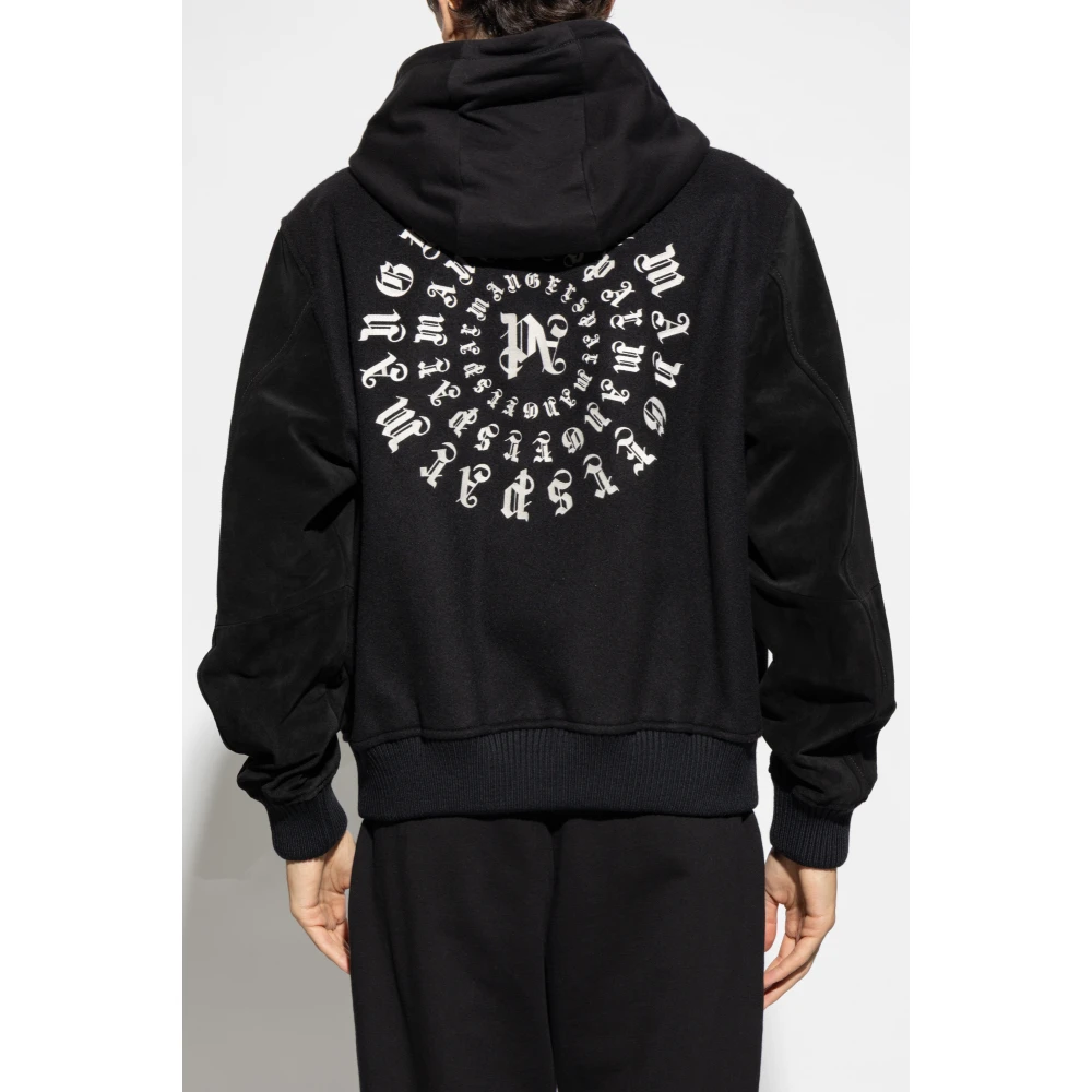 Palm Angels Capuchonjack Black Heren