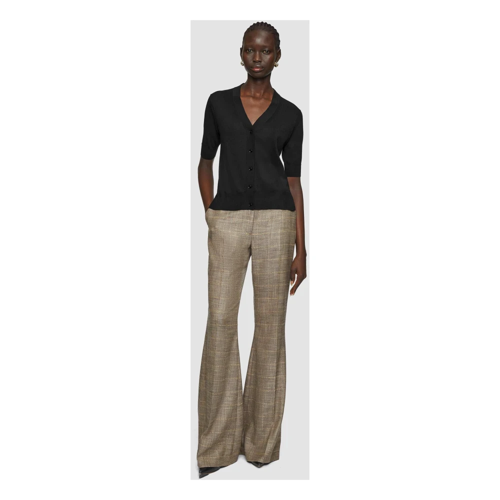joseph Zijde Katoen Vest Zwart Lichtgewicht Black Dames