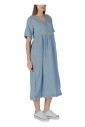 robe-en-coton-bleu-clair-col-en-v
