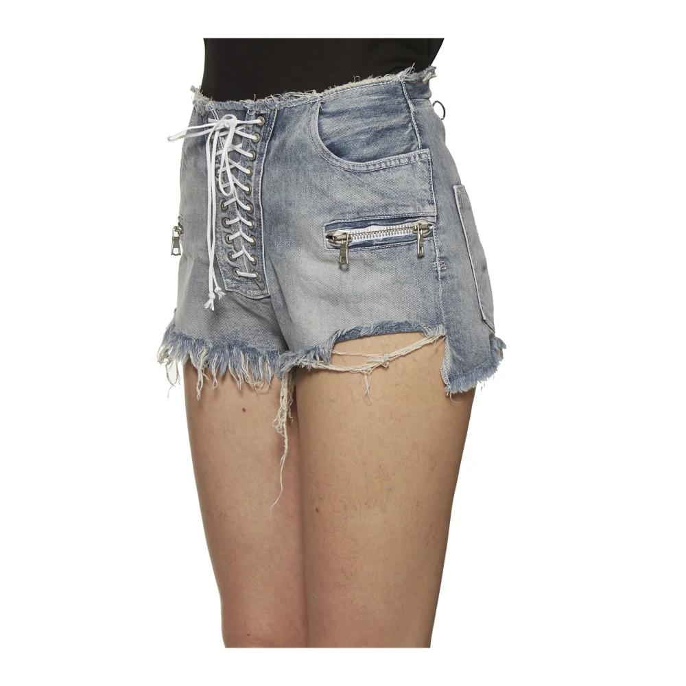 Unravel Project Korte spijkerbroek Blue Dames