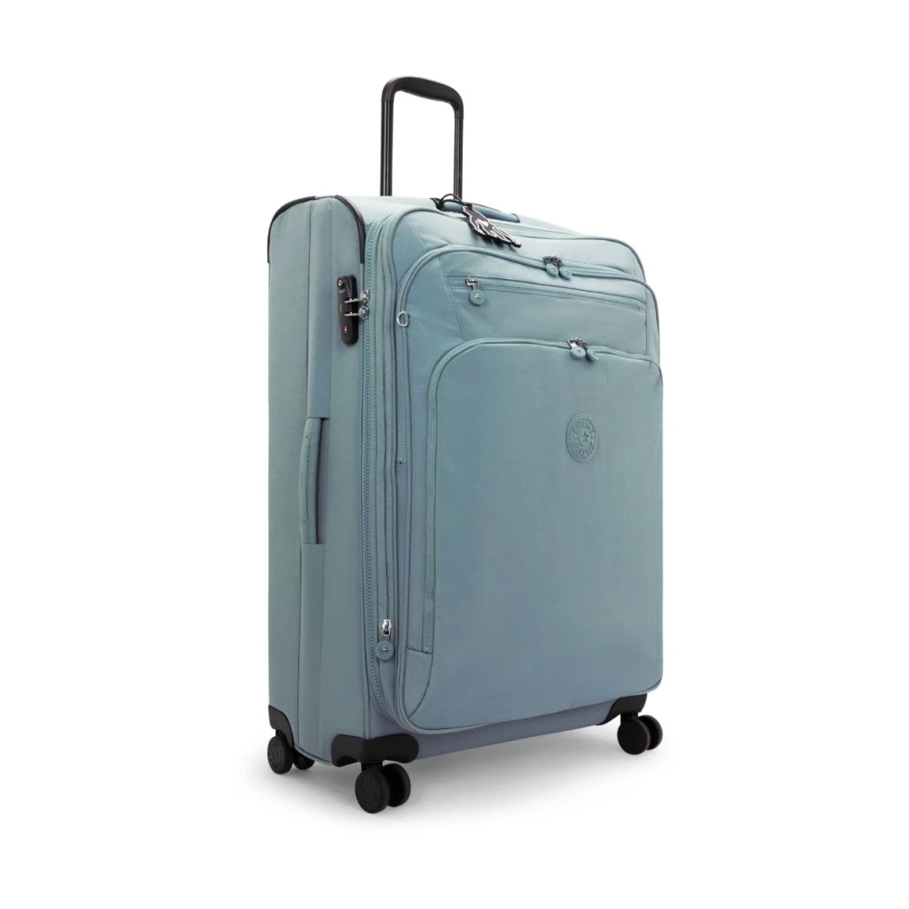 Kipling Uitbreidbare Spinner Trolley met Zakken Blue Unisex
