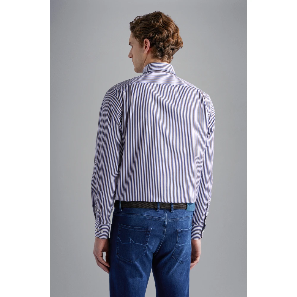PAUL & SHARK Stijlvolle Overhemden Collectie Blue Heren