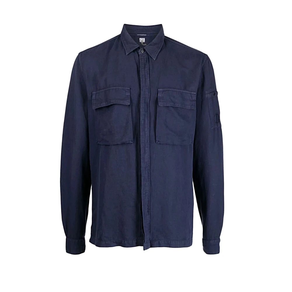 C.P. Company Stijlvolle Shirt voor Mannen Blue Heren