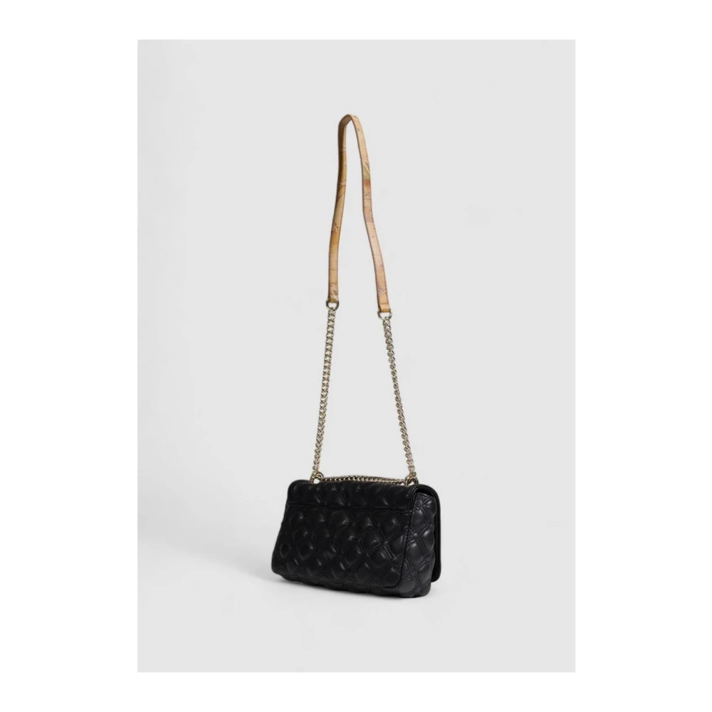 Alviero Martini 1a Classe Polyethyleen Handtas met Katoenmix Black Dames