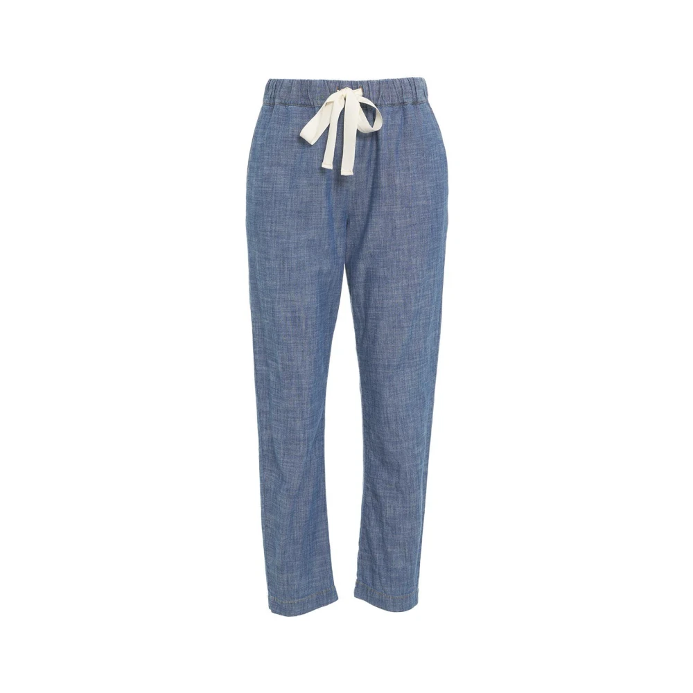 Semicouture Trousers Blue Dames