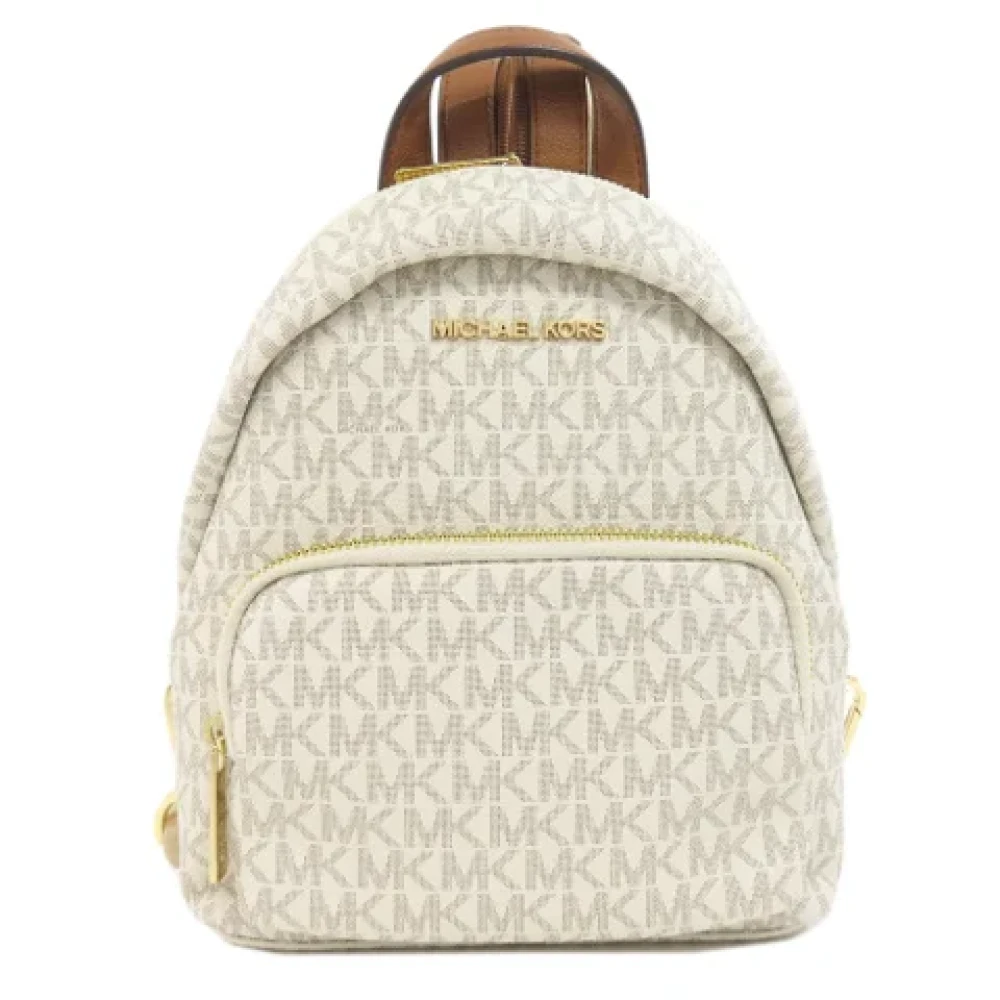 Michael Kors Pre-owned Plastic backpacks White Dames