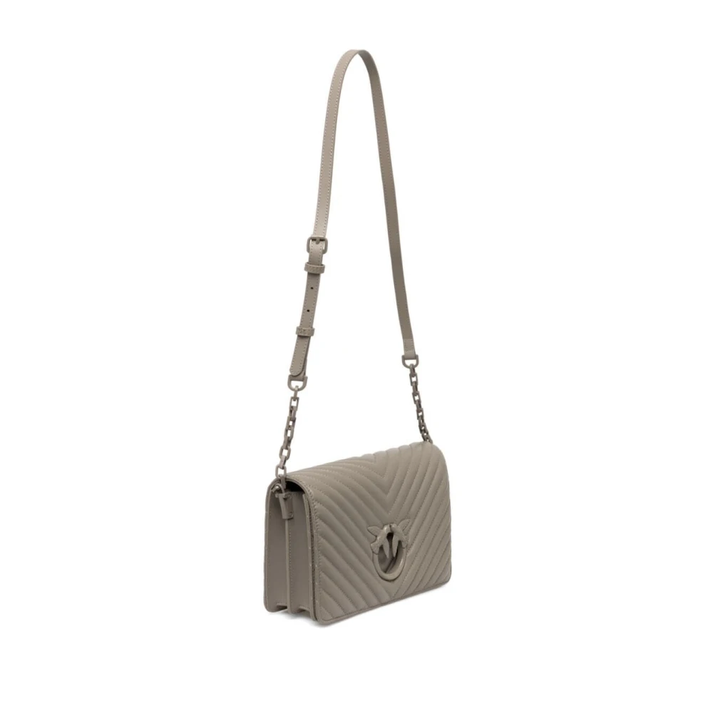 pinko Bruin Love Stijlvol Mode Accessoire Brown Dames