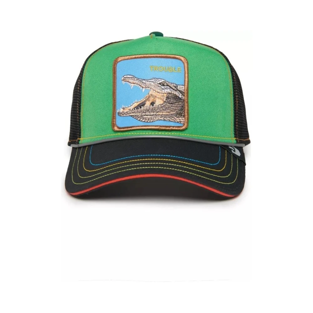Goorin Bros Groene Krokodil Trucker Cap Green Heren