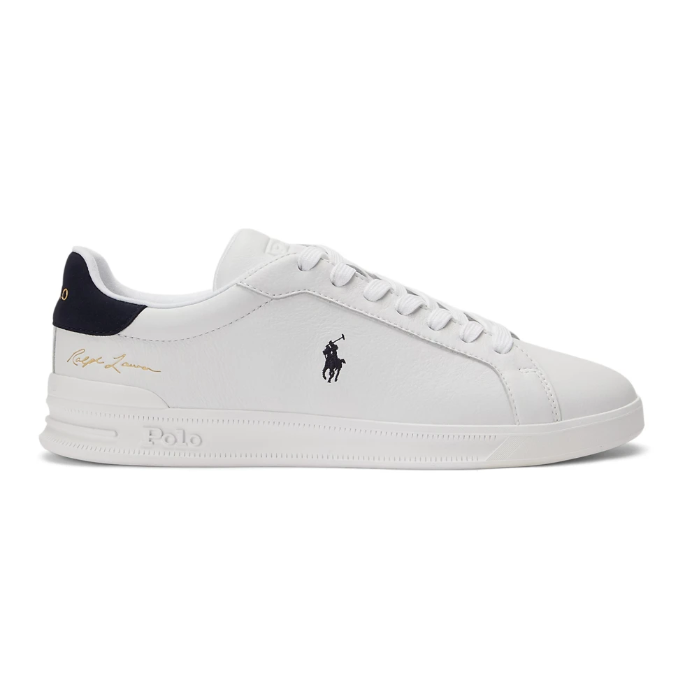 Ralph Lauren White Heritage Court Ii - Unisex - Kids Sneakers - 29 Eu - Kids