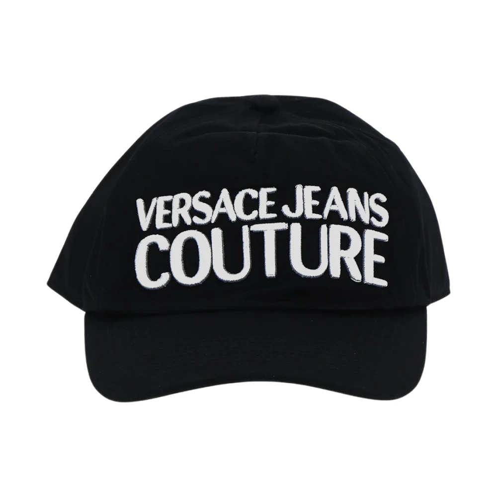 Versace Jeans Couture Elegante Hoed Accessoires Black Heren