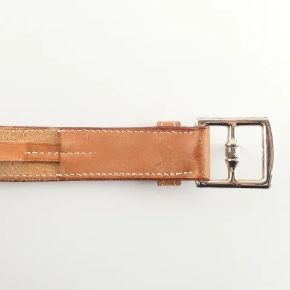 Hermès Vintage Pre-owned Leather belts Brown Heren