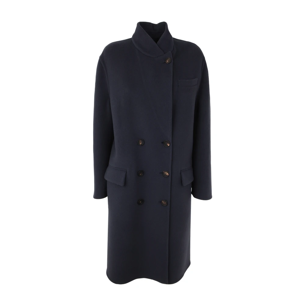 Coats > Double-Breasted Coats - - Brunello Cucinelli - Modalova