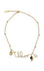 collier-logo-or-en-laiton-gris