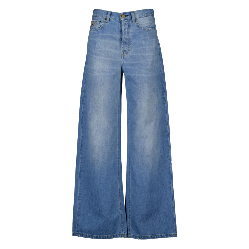 Lois Women's Blue Skater Loose Jeans - Wide Jeans - W25 - Jeans