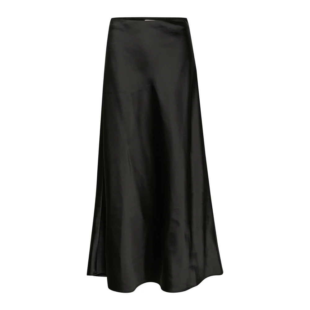 Soaked in Luxury Elegante Zwarte Rok Slanna Stijl Black Dames