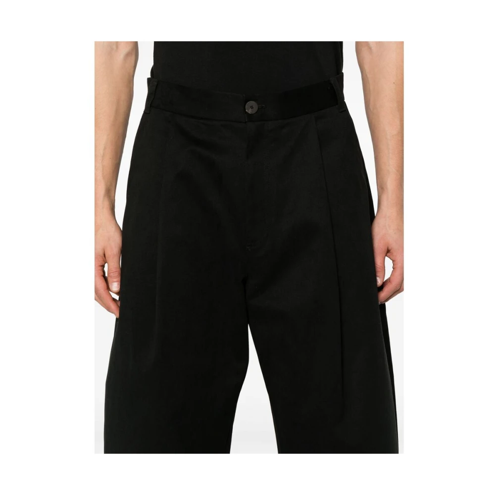 Studio Nicholson Zwart Knoop Rits Riemlussen Zakken Black Heren
