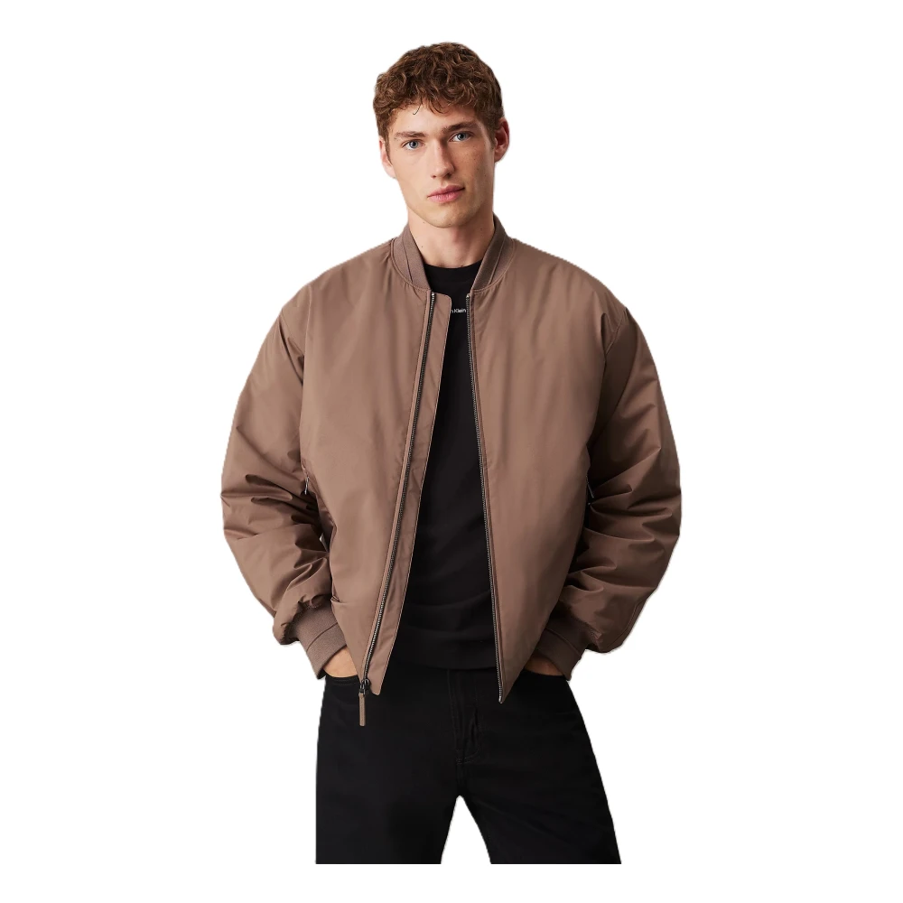 Calvin Klein Moderne Sport Hero Bomberjack Brown Heren