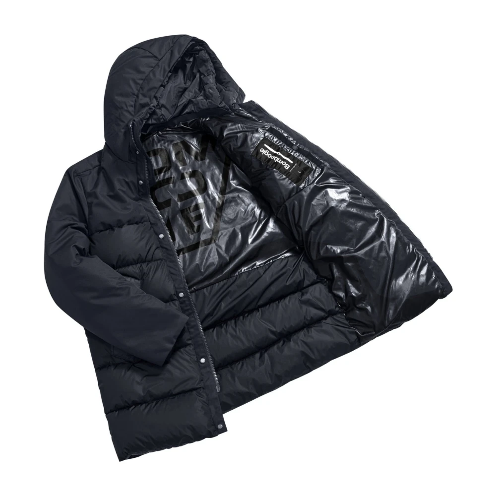 BomBoogie Bimateriaal Gewatteerde Dons Parka Blue Heren