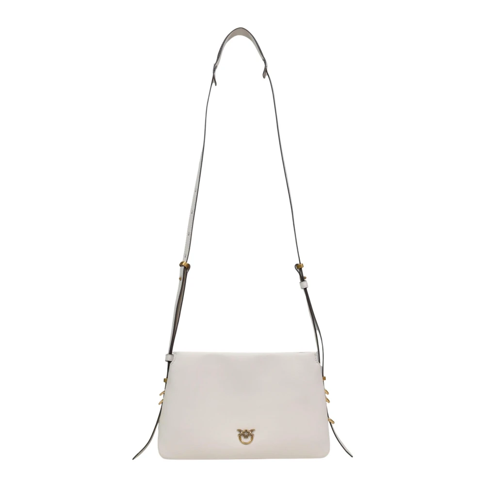Pinko Women's White Triplet Mini Vitello Morbido - Cross Body Bags - One Size - Bags