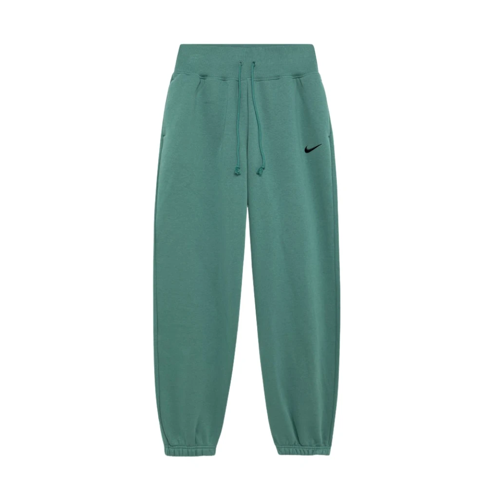 Nike Phoenix Fleece Sweatpants met Geborduurd Logo Green Heren