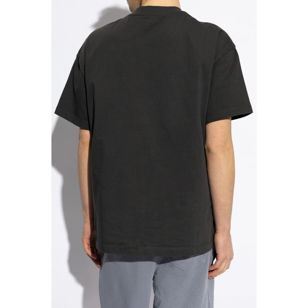 Zadig & Voltaire T-shirt met 'Teddy' print Black Heren