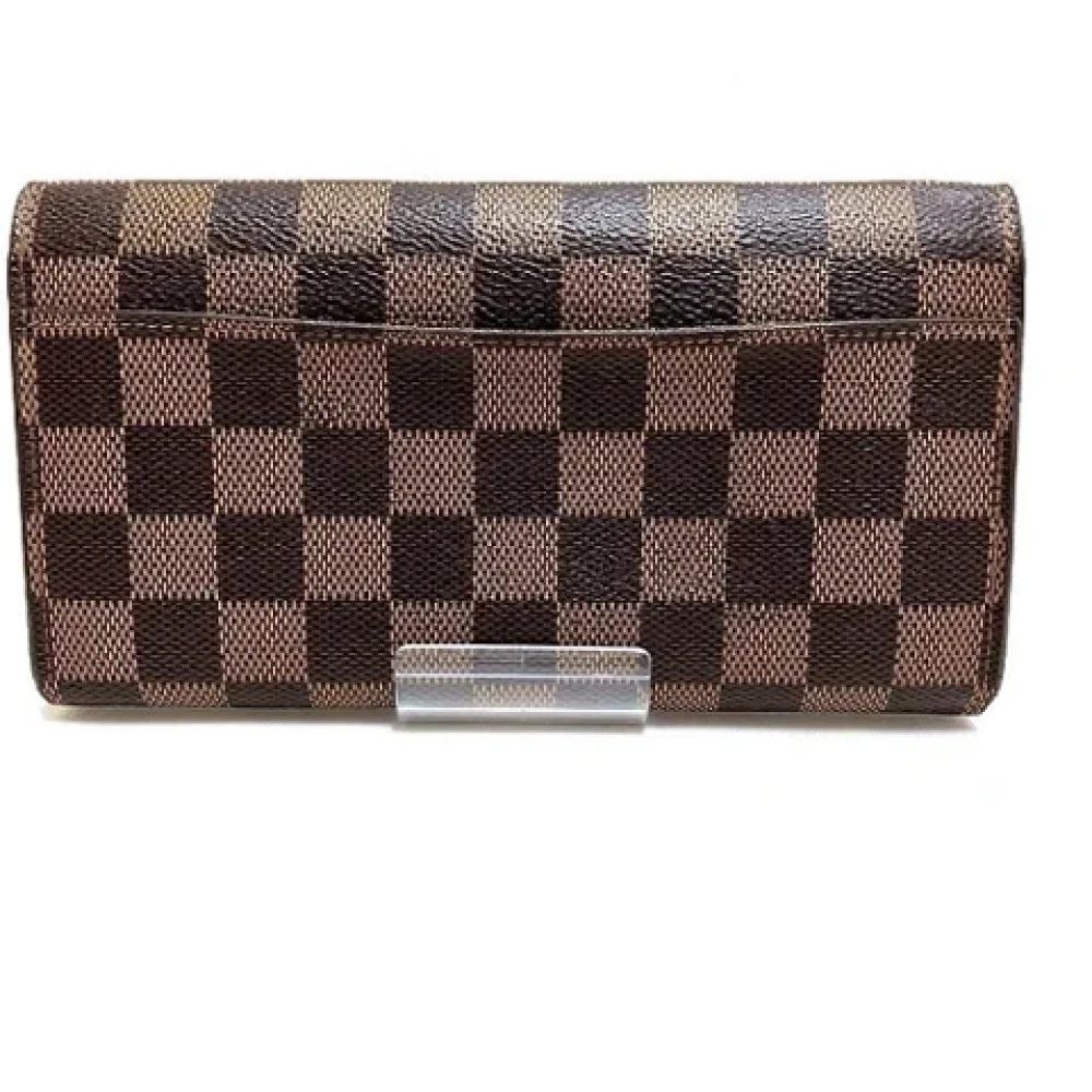 Louis Vuitton Vintage Pre-owned Canvas wallets Brown Unisex