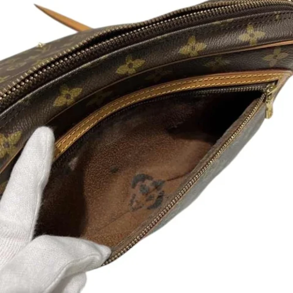 Louis Vuitton Vintage Pre-owned Fabric shoulder-bags Brown Dames