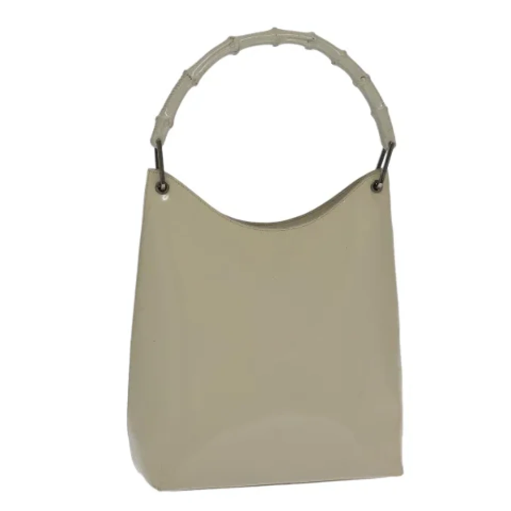 Gucci Vintage Pre-owned Canvas gucci-bags White Dames