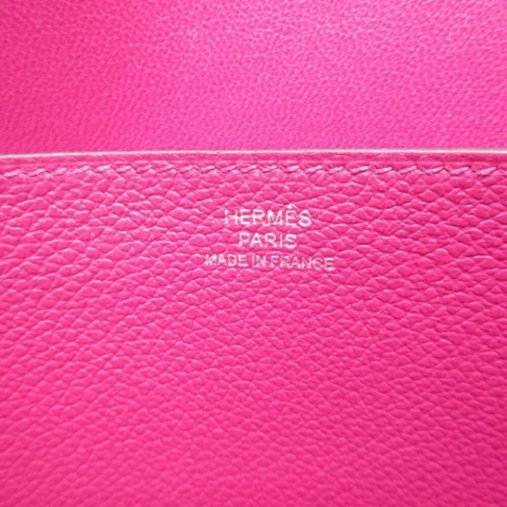 Hermès Vintage Pre-owned Leather wallets Pink Dames