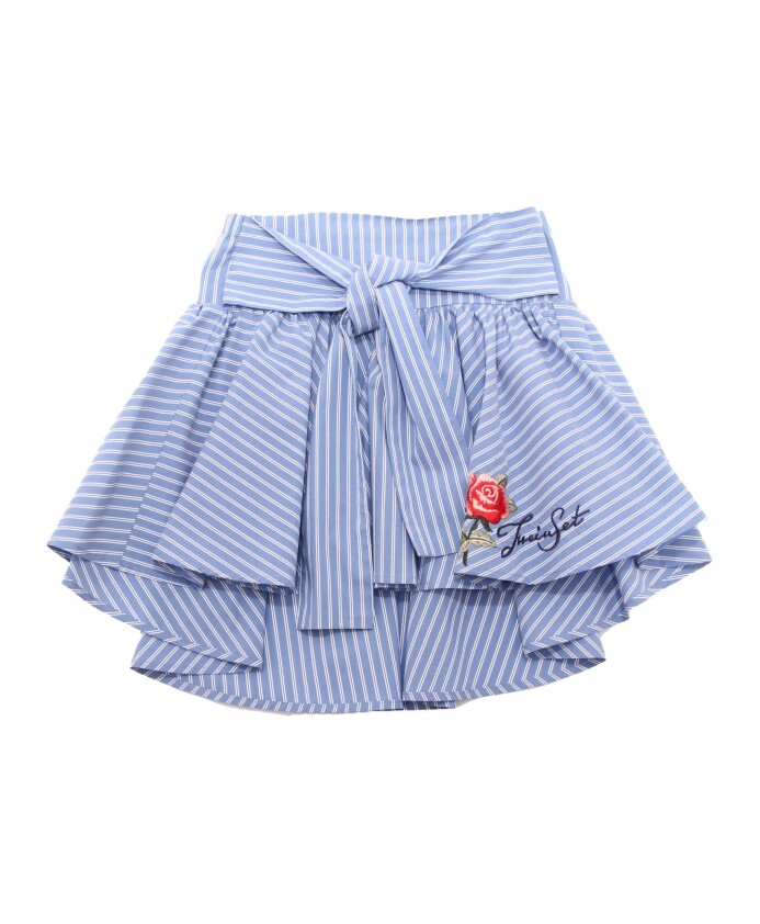striped-cotton-skirt-with-ornamental-waist