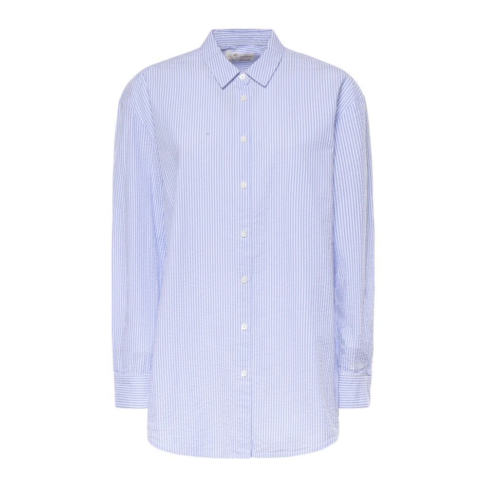 Mc2 Saint Barth Blue Shirts, Female, M, Brigitte Shirt