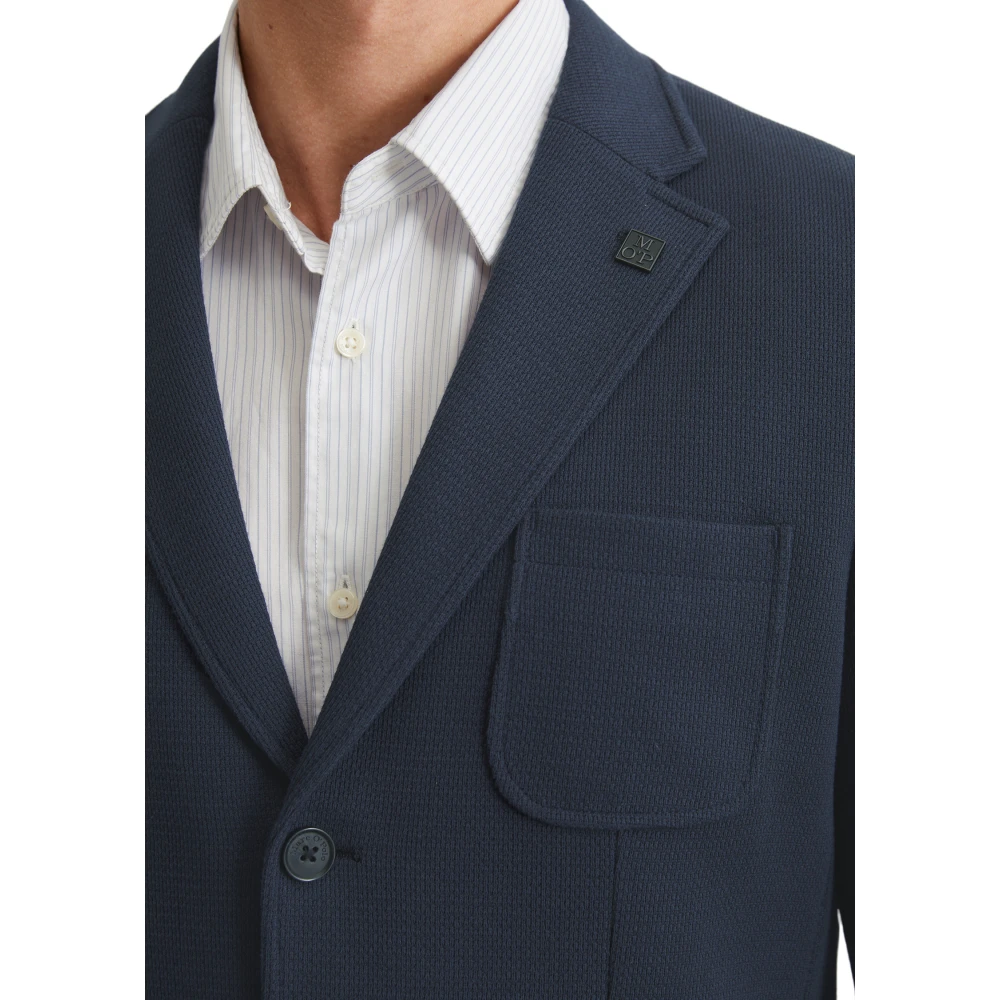 Marc O'Polo Gevormd jerseyjasje Blue Heren