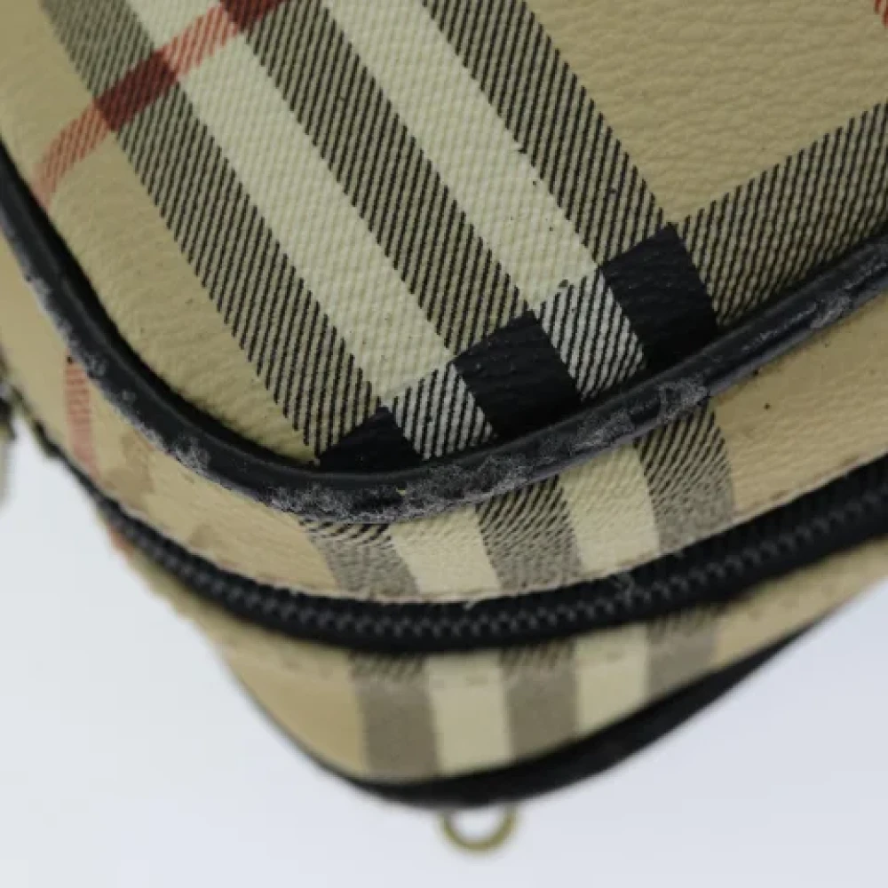 Burberry Vintage Pre-owned Leather clutches Beige Dames