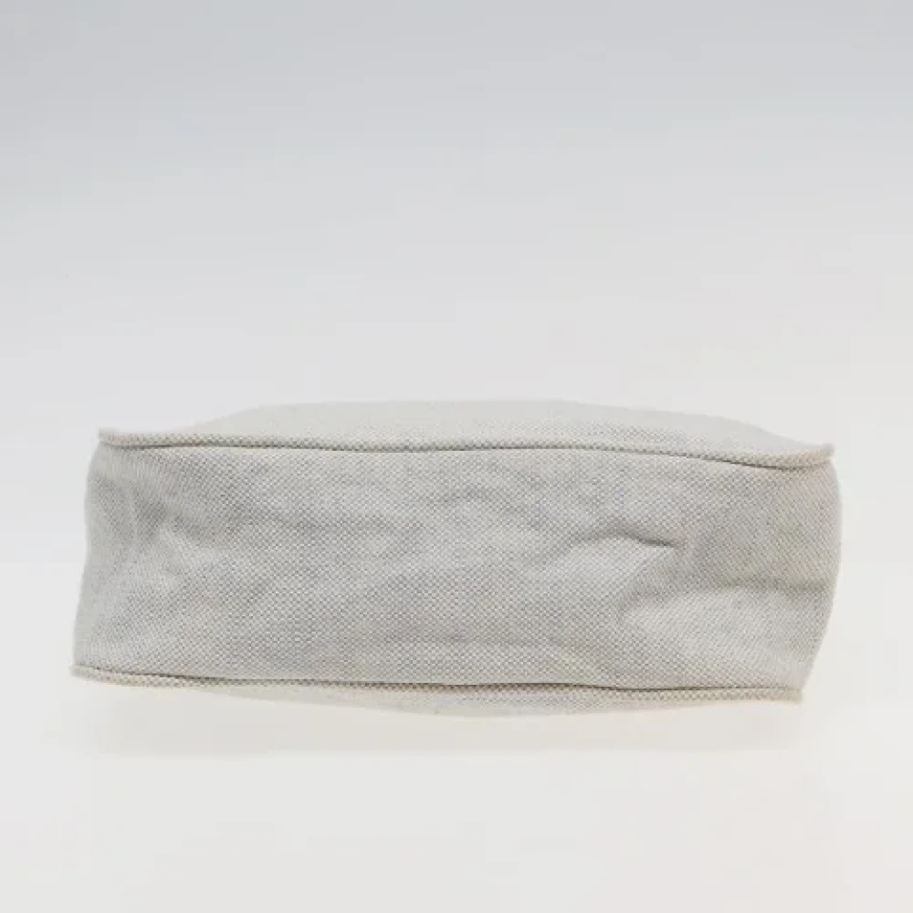 Prada Vintage Pre-owned Canvas pouches Blue Dames