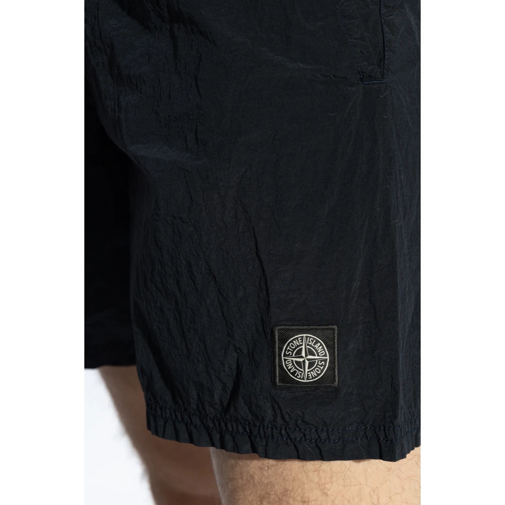 Stone Island Zwembroek Black Heren